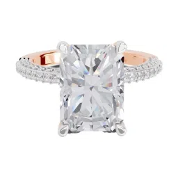 Sparkles Lab Grown Diamond 14k (585) Rose Gold Ring for Women image 1