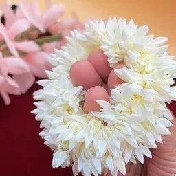 DENICRAAS Women White Alloy Hair Jewellery image 2