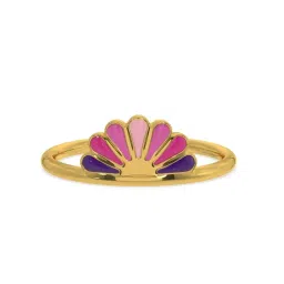 Kisna Diamond & Gold Jewellery 14k Pure Gold Freda Ring for Women image 1