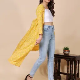 Cation Yellow Printed Shrug image 4