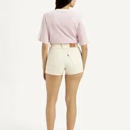 Levi's Cream Cotton Slim Fit Shorts image 2
