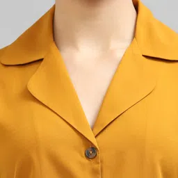 Style Quotient Yellow Regular Fit Shirt image 5