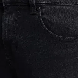 Spykar Black Cotton Skinny Fit Jeans image 4
