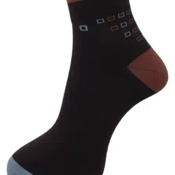 Dollar Multi Cotton Free Size Self Pattern Socks - Pack of 5 image 2