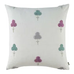 GM White Polyester Cushion Cover - Set of 2 image 2