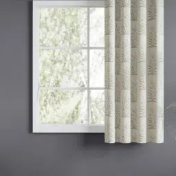 Haus & Kinder Pink Polyester Floral Petal Drift Eyelets 5 ft Window Curtain-picture-20