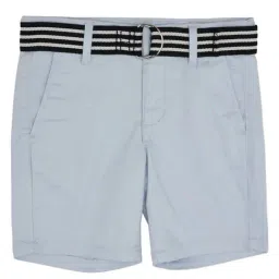 TOMMY HILFIGER Boys Blue Regular Fit Cotton Shorts-image-99