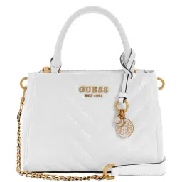 GUESS White Quilted Satchel-image-30