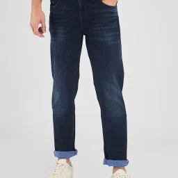 Spykar Blue Regular Fit Jeans image 1