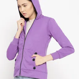 Belle Fille Violet Regular Fit Jacket image 3