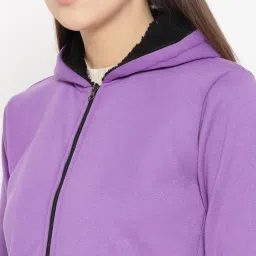 Belle Fille Violet Regular Fit Jacket image 5
