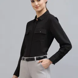 Style Quotient Black Regular Fit Shirt image 3
