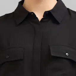 Style Quotient Black Regular Fit Shirt image 5