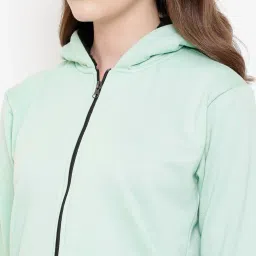 Belle Fille Sea Green Regular Fit Jacket image 5