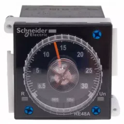 Schneider Electric 24 to 240 V AC/DC DPDT 5 A Panel Mount Timer Relay, RE48AMH13MW-picture-38