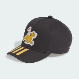 adidas Dark Grey Lion King Striped Baseball Cap - Extra Small image 1