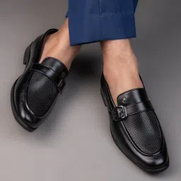 Alberto Torresi Men's Office Edition 801 Black Formal Loafers image 1