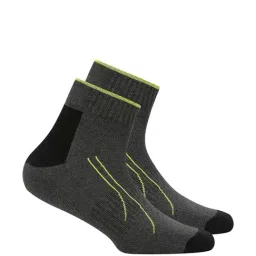 Puma Dark Grey & Black Cotton Color Block Socks Set of 2-picture-25