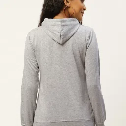 Belle Fille Grey Melange Textured Jacket image 2