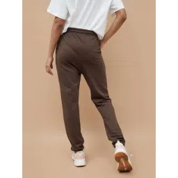 Fame Forever By Lifestyle Brown Cotton Regular Fit Joggers image 2