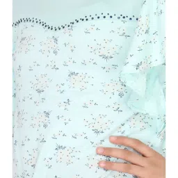 Cutecumber Kids Green Printed  Top image 5