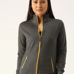 Belle Fille Charcoal Textured Jacket image 1