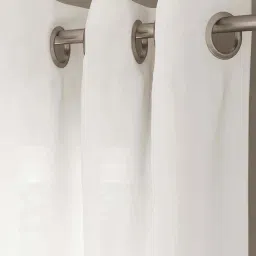 GM White Polyester Curtain - Set of 2 image 3