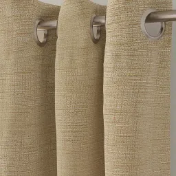GM Brown Polyester Curtain - Set of 2 image 3