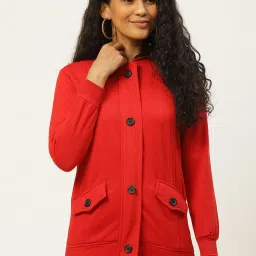 Belle Fille Red Regular Fit Jacket image 1