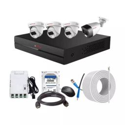CP PLUS CCTV Combo Kit 2.4 MP Full Colour HD Audio Indoor & Outdoor with 4 Channel DVR, 1 Bullet 3 Dome Camera, 4 Channel SMPS, 70 m Cable, 2 TB HDD & Connectors-picture-26
