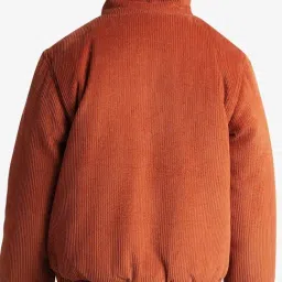 Ed-a-Mamma Rust Corduroy Regular Solid Jacket image 4