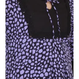 Cutecumber Kids Purple Printed  Top image 5