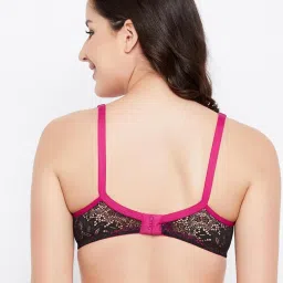 Clovia Multicolor Lace Bra (Pack of 2) image 2