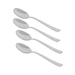 Roxx Brown & Silver Metal Bowl Set (4pcs Bowl with Lid, 4pcs Spoon with 1pcs Tray) image 3