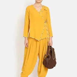 Office & You Yellow Overlap Jacket image 5