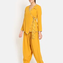 Office & You Yellow Overlap Jacket image 3