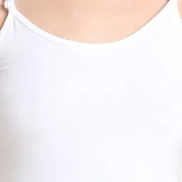 Kazo White Full Coverage Non-Padded Camisole image 5