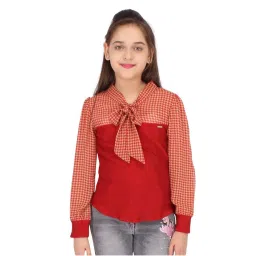 Cutecumber Kids Red Printed  Top image 1