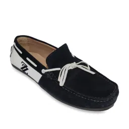 ZZANETTI Men's Black Boat Shoes image 2
