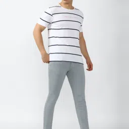 Van Heusen Denim Labs Grey Cotton Skinny Fit Jeans image 5