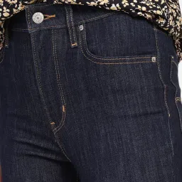 Levi's Navy High Rise Jeans image 5