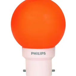 Philips Deco Mini 0.5W B22 Base LED Bulb (Orange) image 1