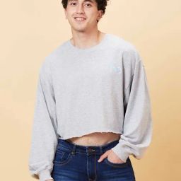 Being Human Grey Regular Fit Logo Print Sweatshirt-picture-34