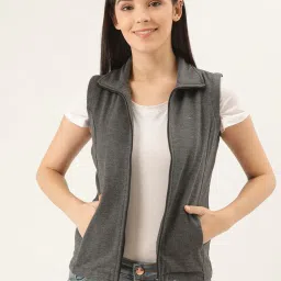 Belle Fille Grey Textured Jacket image 1