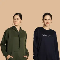 Vimal Jonney Navy & Green Printed Sweatshirt - Pack Of 2-picture-21