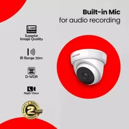 CP PLUS CCTV Combo Kit 2.4 MP Full HD Audio Indoor & Outdoor with 8 Channel DVR 6 Bullet, 2 Dome Camera, 8 Channel SMPS, 70 m Cable 500 GB HDD & Connectors image 5