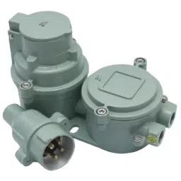 SAI Flame Proof Socket 32 Amps Stainless Steel 5 Pin Cast Aluminium Alloy, SAI/PBS/1050-picture-25