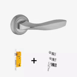 Dorset Zara ML ZA OR Combo Lock Sets with Coin and Knob Cylinder (70 mm) -SS Finish-picture-22