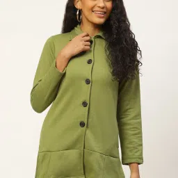Belle Fille Olive Regular Fit Jacket image 1