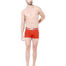 Van Heusen Red Cotton Comfort Fit Trunks image 5
